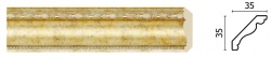 155S-553 Карниз потолочный из дюрополимера коллекция 