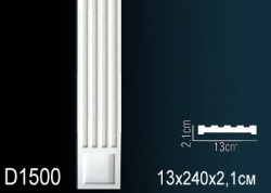 D1500 Обрамление дверного проёма из полиуретана, применяется совместно с D2505, D2506, D2507, D2531,D2532, D3509, D3543